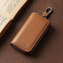 2026 Vintage New Waist-Hanging Key Pouch, Large Capacity Multi-Function Car Zipper Key Case, Universal Portable Accessory - Multicolor - View 9
