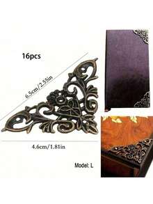 4-8pcs/Set Wooden Corner Guards For Cabinet Decoration - Bronze Color - Multicolor - View 18