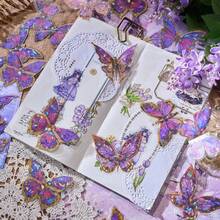 Paket Stiker Foil Emas Kupu-kupu Seri Penebusan Impian Stiker Dekoratif DIY Gaya Kupu-kupu yang Sangat Menarik Cocok untuk Scrapbooking - Satu ukuran cocok untuk semua. - View 4