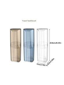 Toothbrush Storage Box Portable Mouthwash Cup Toothpaste Storage Box Toiletry Set Travel Supplies Portable Toothbrush Cup - Multicolor - View 12