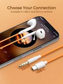 REMAX Earphone Semi-In-Ear Berkabel, Versi USB-C atau 3.5mm, Driver Dinamis 14.2mm, Mikrofon Terintegrasi dan Kontrol 3 Tombol, Ringan dan Nyaman, Kabel 1.2m, Tersedia 6 Warna, Cocok untuk Musik, Panggilan, Belajar, dan Penggunaan Sehari-hari - View 5