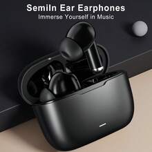 TWS True Wireless Bluetooth Earbuds, HiFi Stereo Headphones, Noise Cancelling Sports Earphones With Microphone, Compatible With Smartphones - White - View 2