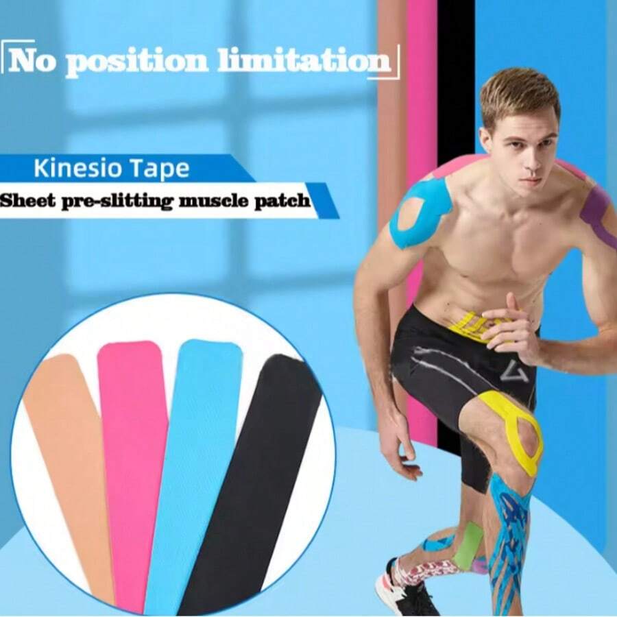 1 Set 5pcs Waterproof Breathable Sports Tape - Pre-Cut Low-Sensitivity Tape - Sports Protection Tape - View 1