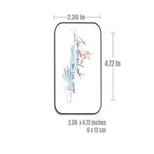 INKARTLINK 1PC 10,001 Courage Watercolor Temporary Tattoo Sticker, Waterproof Body Art Tattoo Sticker, Lasts 2-5 Days, Water Transfer Color Tattoo Sticker, Suitable For Men And Women, Essential For People, Party Essential Decoration, Holiday Celebration Body Decoration - Black - View 5