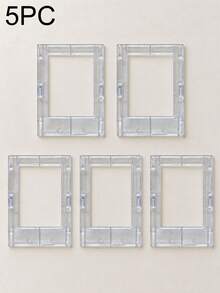 10/5/3pcs Transparent Acrylic Magnetic Mini Photo Frames, Suitable For Home, Kitchen And Office Decoration, Perfect Birthday And Christmas Gift, Desktop Photo Frame - A - View 7