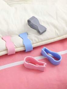 2Pcs Heavy Duty Non‑Slip Dish Towel Clips Anti‑Fall Towel Hanger Holders No Drill Fixing Clamp For Oven Handle Dishwasher Stove Bathroom Rack Multi‑Purpose Home Kitchen Storage Organizer 3 Colors Available - Multicolor - View 1