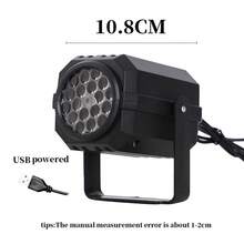 1PC Christmas Halloween Projection Light, LED Rotating Effect Decorative Light, Atmosphere Decorative Light, USB Power Supply, Indoor Decoration, Party Atmosphere, Home Decoration, Suitable For Christmas And Halloween Decoration, Gifts - Black - View 5