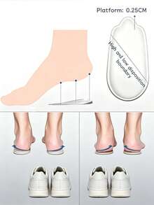 4PCS Solid Color Silicone Heel Pads For Beach, Outdoor, All Season - 4PCS Transparent - View 3