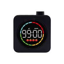 SULVGO Visual Timer Pomodoro Clock, 4-Color Ring Countdown Timer, Suitable For Children's Learning, Silent Ticking Focus Timer, With Magnetic Stand, Rechargeable Digital Timer, Applicable For Classroom, Office, Kitchen - minimalist style - View 14