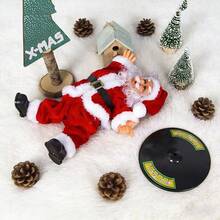 Cute Rotating Handstand Santa Claus Doll, Car Rear Trunk Exterior Hanging Decoration, Vehicle Accessory - A - View 4
