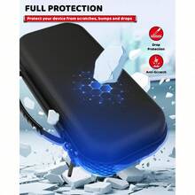 Switch 2 2025 Carrying Case, Holds 20 Game Cartridges, With Pocket, Protective Hard Shell, Portable Travel Storage Bag, Compatible With Switch 2 Accessories And Games - View 5