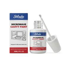 Microwave Oven Cavity Specialized Paint, Easy To Use For Daily Home Microwave Interior Gap Repair, Even Inner Wall Surface, Covers Fine Scratches, Forms Protective Layer On Inner Wall Metal Parts, Gift For Family And Friends (New And Old Models Randomly Sent) - Liquid - View 2