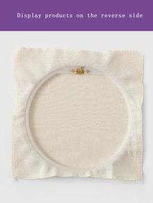 1pc Crystal Embroidery Hoop Cross Stitch Frame Acrylic Copper Screw Tight Fit For Various Patterns Suitable For Embroidery Cross Stitch Punch Needle And Other Embroidery Crafts For Wall Hanging Bedroom Living Room Study And Decor - Crystal Embroidery Hoop No. 1 - View 5