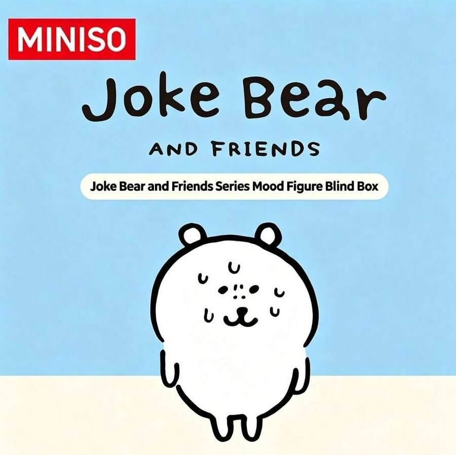 MINISO Joke Bear And Friends Series Mental State Figurine Blind Box, 1pc - Random 1pc - View 1