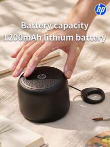 返校禮物--HP 無線喇叭--黑色，戶外便攜，支持 TF 卡/USB 隨身碟讀取，無線 5.3 連接，強勁低音；可充電設計，更大音量，更長電池續航力 - 查看 1