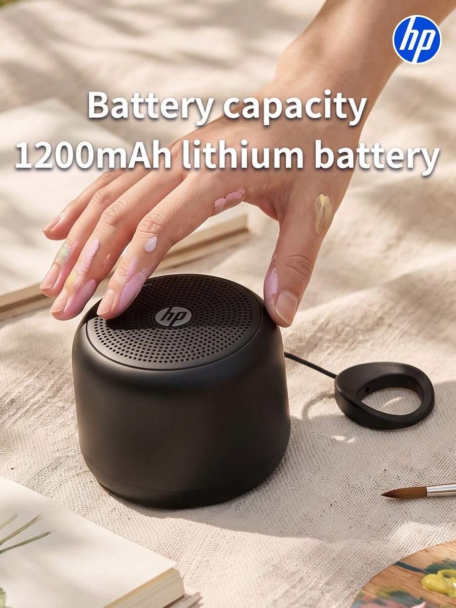 返校禮物--HP 無線喇叭--黑色,戶外便攜,支持 TF 卡/USB 隨身碟讀取,無線 5.3 連接,強勁低音;可充電設計,更大音量,更長電池續航力 - 查看 1