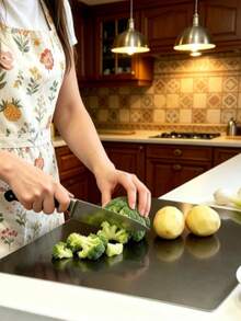 Large Thick Stainless Steel Cutting Board, Modern Minimalist Silver Rectangular Foldable Design, Easy Storage, Suitable For Kitchen Cooking, Family Gatherings, Outdoor Camping, Laboratory Crafts, Practical Kitchen Accessory - View 10