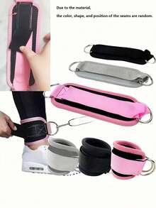 Adjustable D-Ring Ankle Strap With Support Function - Breathable Ankle Support, Suitable For Leg Training, Glute Kickbacks, Leg Extensions, Hip And Lower Body Exercises, Fitness Training, Gym Workouts, Home Workouts And More; Premium Sports And Fitness Accessory. - Multicolor - View 11