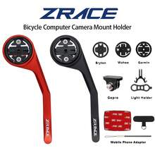 Giá đỡ trước cho máy tính xe đạp & camera ZRACE, tương thích với IGPSPORT/Bryton/Wahoo - màu đen - Xem 2