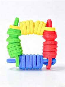 1/4pcs Silicone Stretchable Tubes, Sensory Stress Relief Fingertip Toy, Flexible Interlocking Anti-Anxiety Toy, Suitable For Teens And Adults - Multicolor - View 5