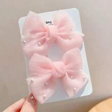 8pcs Sweet Style Hair Clips, Suitable For Daily Use - Multicolor - View 5