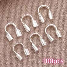50pcs 18K Gold Plated Brass Metal Wire Protectors U-Shaped Wire Guards, For Jewelry Making, Earrings, Bracelets, Necklaces DIY Handmade Accessories - Multicolor - View 18