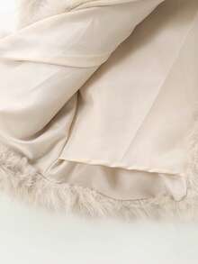 GDDYIN Women's Winter New Arrival Solid Color Soft And Plush Slimming Artificial Fur Coat - White - View 8