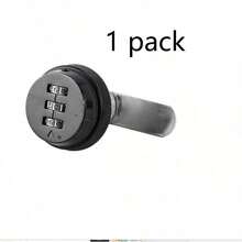 1/2pcs Combination Cam Lock, Zinc Alloy Combination Lock, 3-Digit Password, Keyless, Suitable For Mailbox, Cabinet, Drawer - BB - View 15