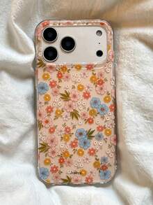 Dopamine Full Screen Colorful Floral Flower Pattern Design Phone Case Compatible With IPhone 18 Pro Max 18 Pro 17 Pro Max 16 Pro Max 15 Pro Max 14 Pro Max 13 Pro Max 12 Pro Max 14 Plus 17 Air 11 Autumn Soft Back Cover ﻿ - Flowers - View 5