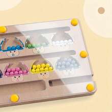Back To School Kids Educational Magnetic Pen Maze Number Wooden Color Desktop Battle Sorting Counting Logic Board Ball Toy Christmas Gift - Multicolor - View 10