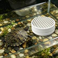 Turtle Poop Collector Efficient Basking Platforms Turtle Tank Waste Collector Circular Turtle Toilet Turtle Aquarium Accessories - XL - View 2