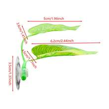 Aquarium Leaf Hammock Decorative Plants For Fish Resting Aquascape Decor - A - View 5