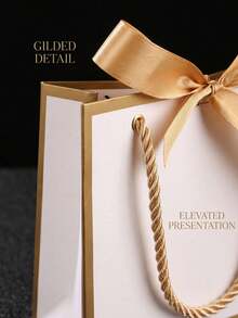 24pcs Hot Stamped 300g Paper Gift Bags, Mini Thank You Paper Gift Bags With Thick Rope Handles, Suitable For Christmas Party Favors, Wedding, Birthday, Graduation Party Souvenir Decoration Packaging - J-Multicolor - View 8