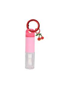 Cute Cherry Santa Claus Lanyard Pendant Lip Gloss Tube Keychain, Refillable Empty Lip Balm Container, Bag Charm, Sample Storage, Travel Organizer - Multicolor - View 13