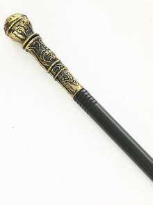 Halloween Party Stage Performance Prop Pharaoh Snake Staff King Scepter Wizard Magic Wand Magician Staff Bronze Color Cosplay Costume - Multicolor - View 4