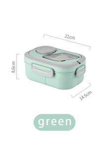 Leak-Proof School Lunch Box (Includes Matching Utensils), Large Capacity Bento Box, Microwave- Food Container, Snack And Food Storage Box, Suitable For Office Workers, Teenagers And Students, Ideal For Office, School, Picnic And Travel - Multicolor - View 16