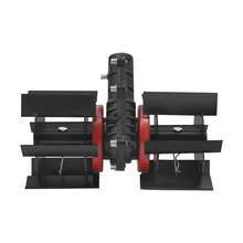 Red‑Black 9‑Tooth Iron Weeding‑Wheel Attachment, Spray‑Painted Universal‑Connector Cultivating‑Unit For Garden Orchard Vegetable‑Plot Sandy‑Soil Tasks - B - View 3
