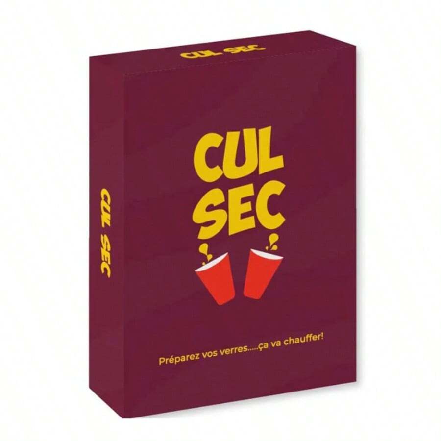 Cul Sec Drinking Card Game For Adults, French Adult Drinking Party Game For Bachelorette Bachelor & Game Night - View 1