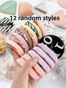 2/3/5/6/9/10/18/30pcs Multi-Specification Makeup Sponge Puffs, High-Density Material Soft And Non-Absorbent, Dry And Wet Use, Durable And Wear-Resistant, Rich Styles And Colors, Compact And Portable For Travel Storage, Soft Powder Puff, Suitable For Blending Face, Foundation, Concealer, Multi-Functional Dry And Wet Use, Unisex, Makeup - Multicolor - View 15
