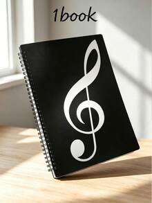 Buku Catatan Manuskrip Musik Kosong, Termasuk Tata Letak Staf untuk Komposisi dan Kertas Manuskrip, Tempat Penyimpanan Partitur Musik, Buku Catatan Partitur Piano untuk Pelajar, Tahan Air dan Dapat Dilipat, Map Tempat Penyimpanan Partitur Piano - A - View 11