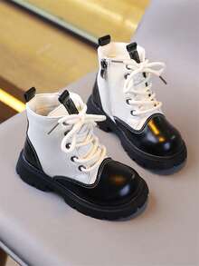 Children's Boots, New Style Single Lining Non-Slip Casual Boots - Black - View 5