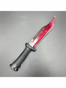 1pc Halloween Realistic Cosplay Prop Prank Gag Bleeding Knife Haunted House Decoration Fake Knife Ornament - Multicolor - View 12