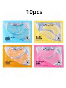10/6/2pcs Reusable Silicone Eye Patches, Soft And Flexible Under Eye Mask, 4 Colors Available - Multicolor - View 8
