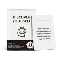 KINDRED SPIRIT 1 Box Desktop Card Game, Self-Discovery Game Cards, A Tool To Recognize What You Need In Life, Perfect Gift For Friends On Halloween And Christmas! - Multicolor - View 1