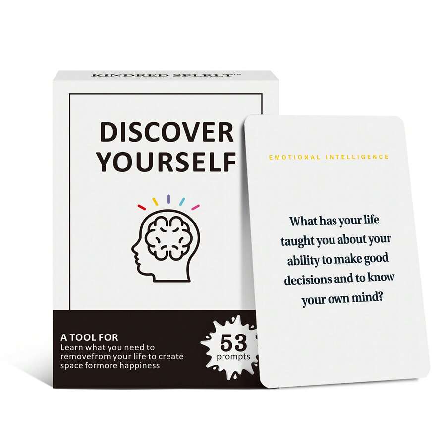 KINDRED SPIRIT 1 Box Desktop Card Game, Self-Discovery Game Cards, A Tool To Recognize What You Need In Life, Perfect Gift For Friends On Halloween And Christmas! - Multicolor - View 1