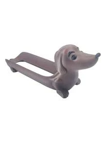 Dachshund Shaped Decorative Tray, Desktop Decor, Home Decor, Dachshund Shaped Decorative Tray, Key Storage Rack, Makeup Brush Storage Rack, Bathroom Drainage Decor, Stationery Storage Tray - Multicolor - View 13