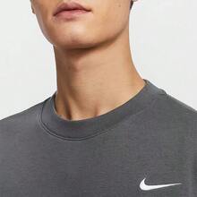 Nike TEAM CLUB Series Casual Loose Fit Comfortable Sweatshirt Men's Dark Grey - Dark Grey - View 3