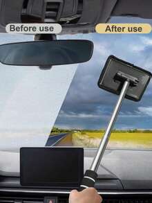 Retractable Windshield Cleaning Tool Set, Multi-Functional Car Cleaning Supplies, Used For Interior Glass Cleaning, Can Remove Fog And Dust, Ideal Choice For Drivers, Car Enthusiasts And DIY Cleaners ,Essential Item For RV Camping(4/2/1pc Optional) - Multiple Styles - View 12