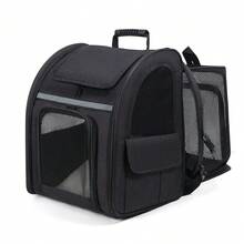 Expandable Foldable Breathable Pet Backpack Puppy Travel Bag Foldable Pet Travel Bag Breathable Pet Backpack Hiking Pet Bag Portable Pet Bag Breathable Puppy Travel Bag - Multicolor - View 8
