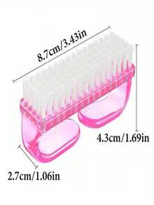 10Pcs Nail Art Tool Set, 8 Nail Painting Brushes With 2 Handheld Nail Cleaning Brushes - Multicolor - View 8